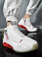 CUBICS 34 Zorden High Top Basketball Sneakers - White