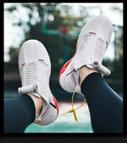 CUBICS 34 Zorden High Top Basketball Sneakers - White