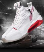 CUBICS 34 Zorden High Top Basketball Sneakers - White