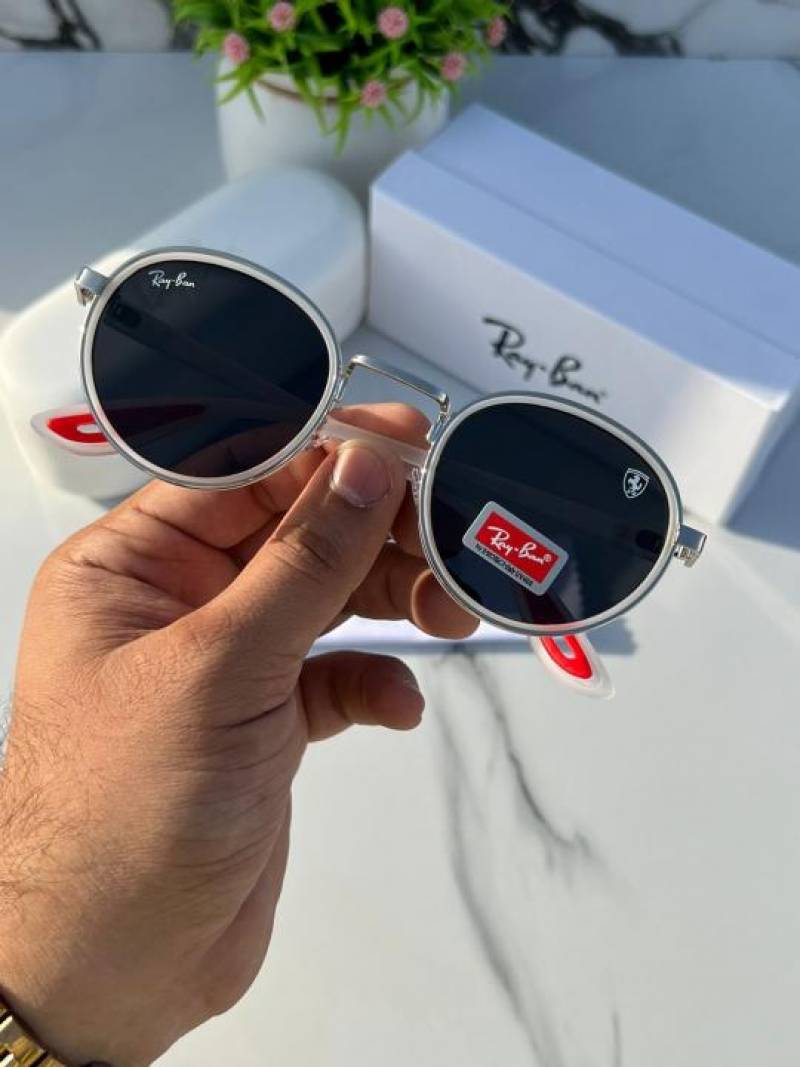 Rayba n 3675 White Black Sunglasses