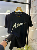 Balmai n Paris Black Imported Premium Track Suit With Brand Carry Bag F2574-BL