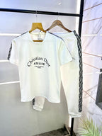 Christian Dio r Imported White Super Premium Track Suit With Brand Carry Bag F1457-WH