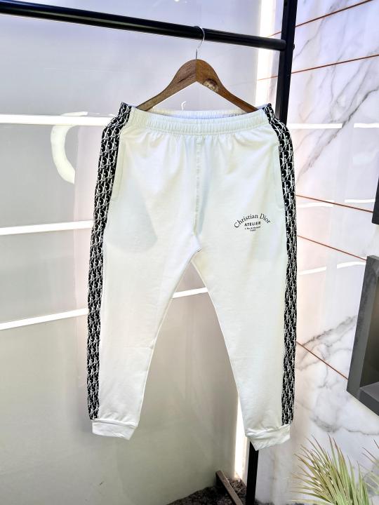 Christian Dio r Imported White Super Premium Track Suit With Brand Carry Bag F1457-WH