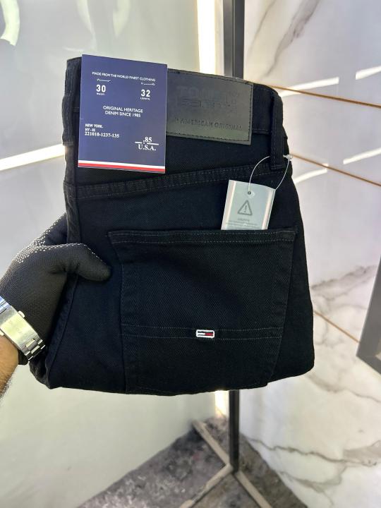 Tomm y Hilfige r Imported Black Super Premium Denim F2656-BL