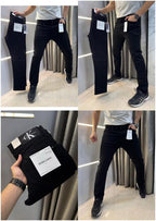 Calvi n Klei n Jet Black Imported Hyperflex Denim