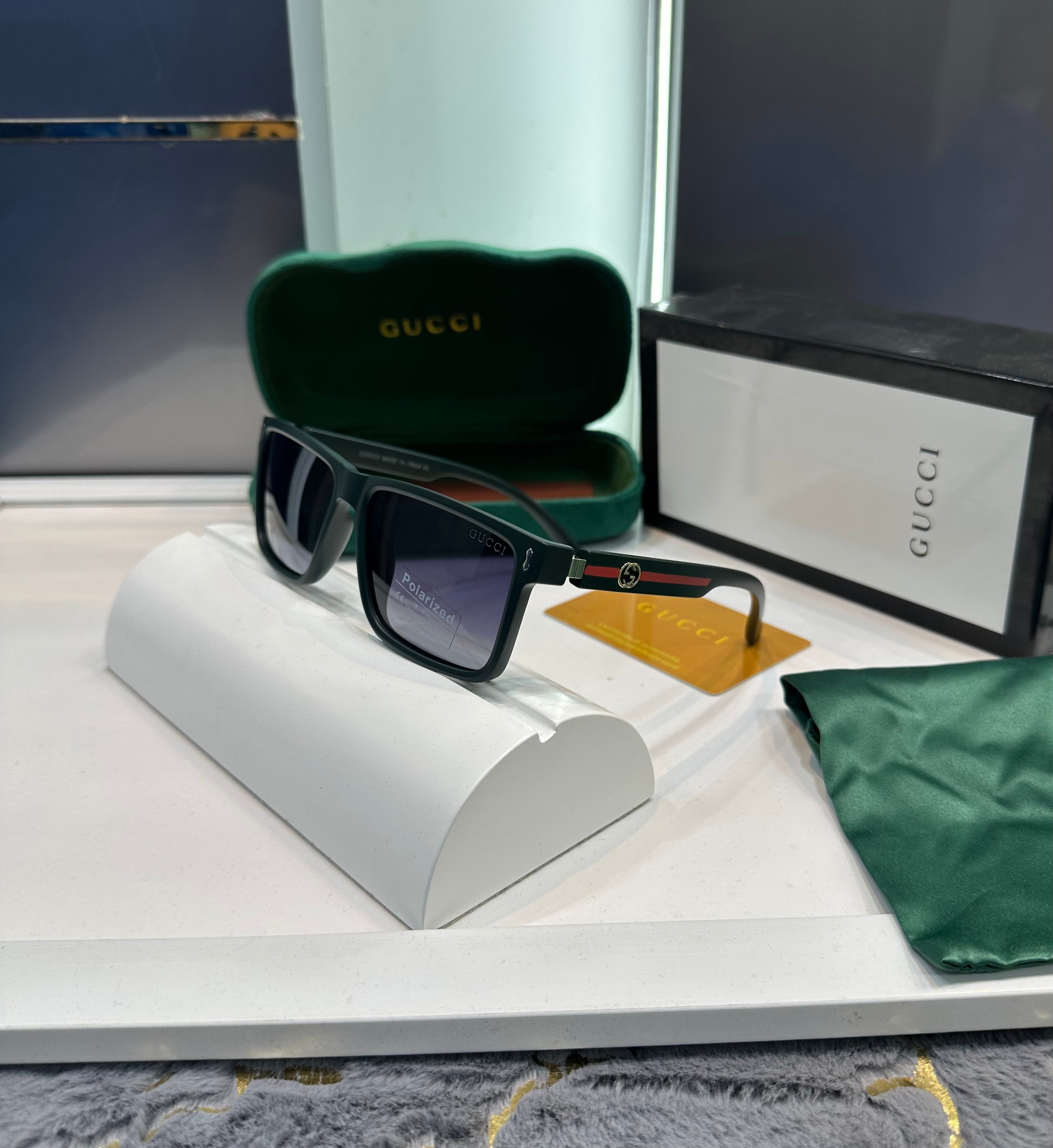 Gucci  Polarized Ultimate Luxury Shade With Original Packaging