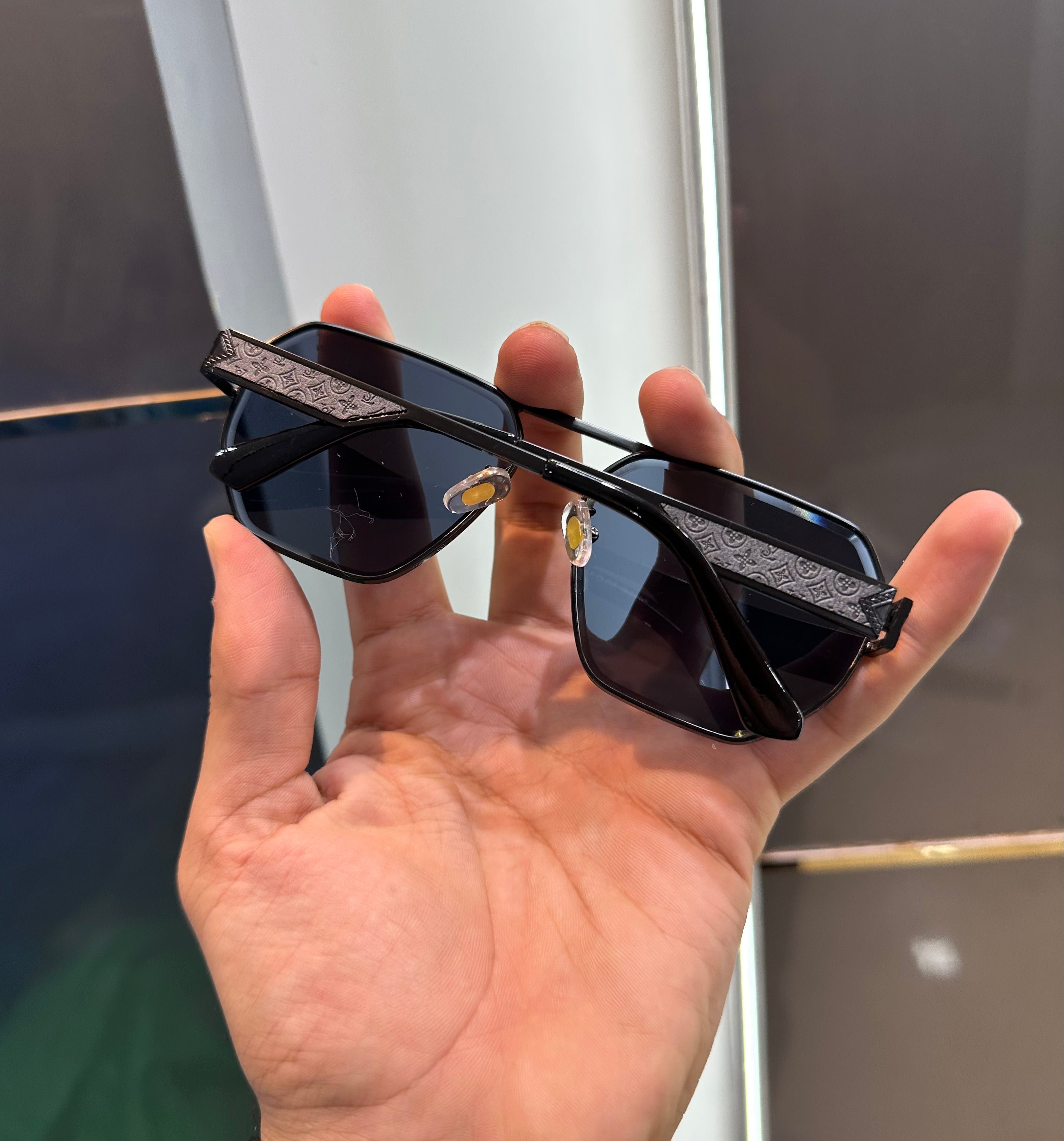 Loui s Vuitto n 599 All Black Ultimate Luxury Shade With Original Packaging