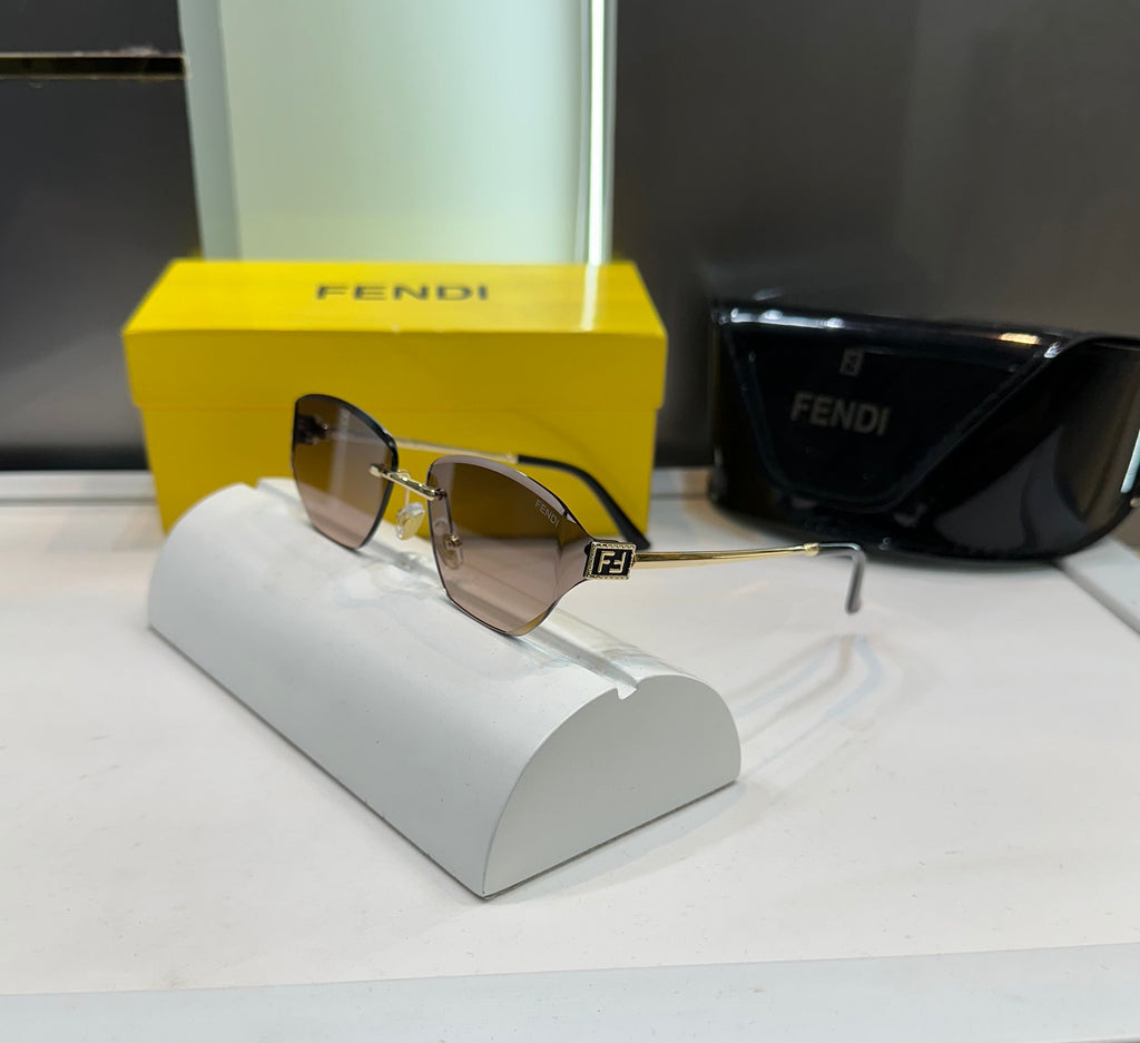 Fend i Gold Brown 8864 Ultimate Luxury Shade With Original Packaging