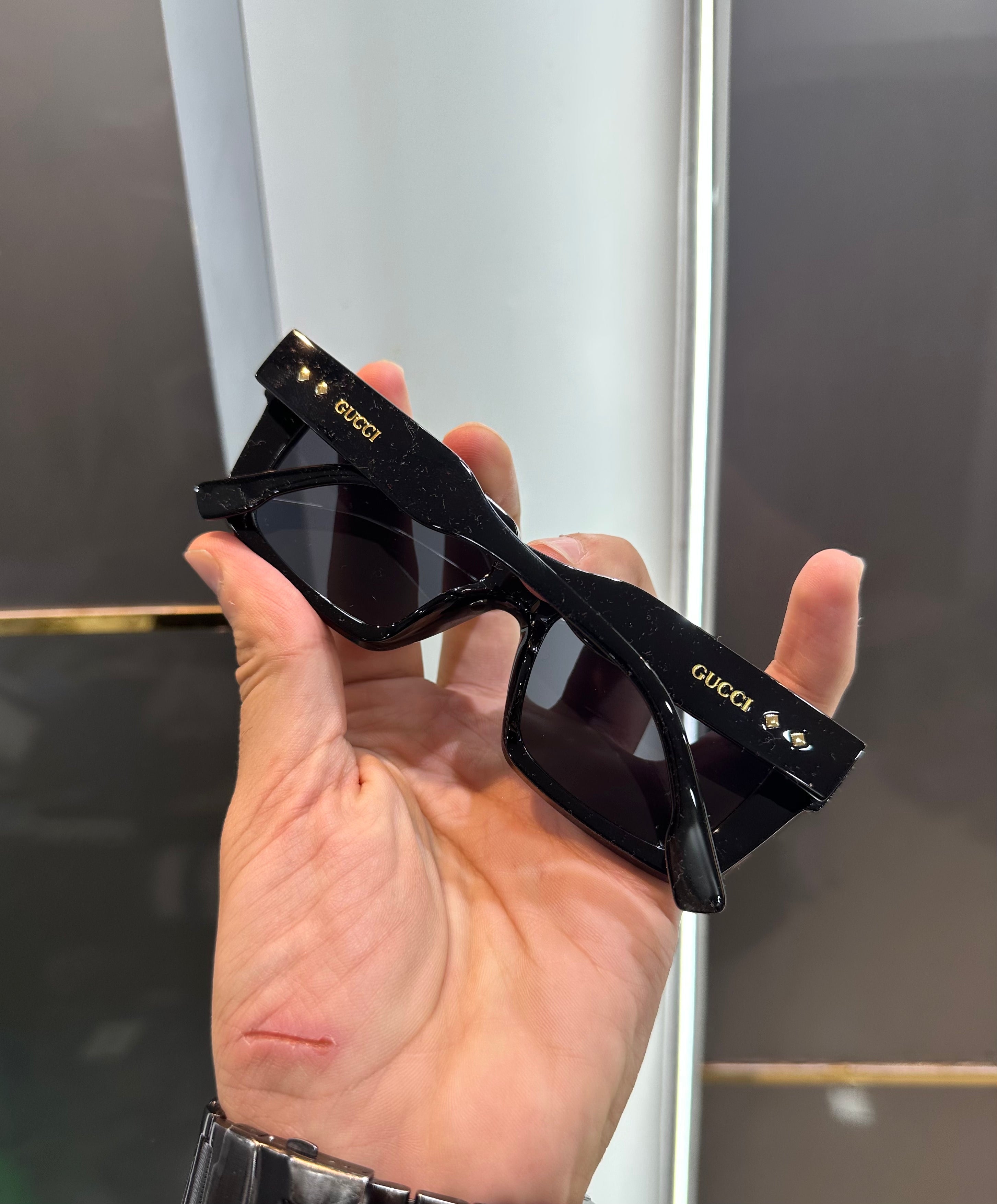 Gucc i 2379 Black Ultimate Luxury Shade With Original Packaging