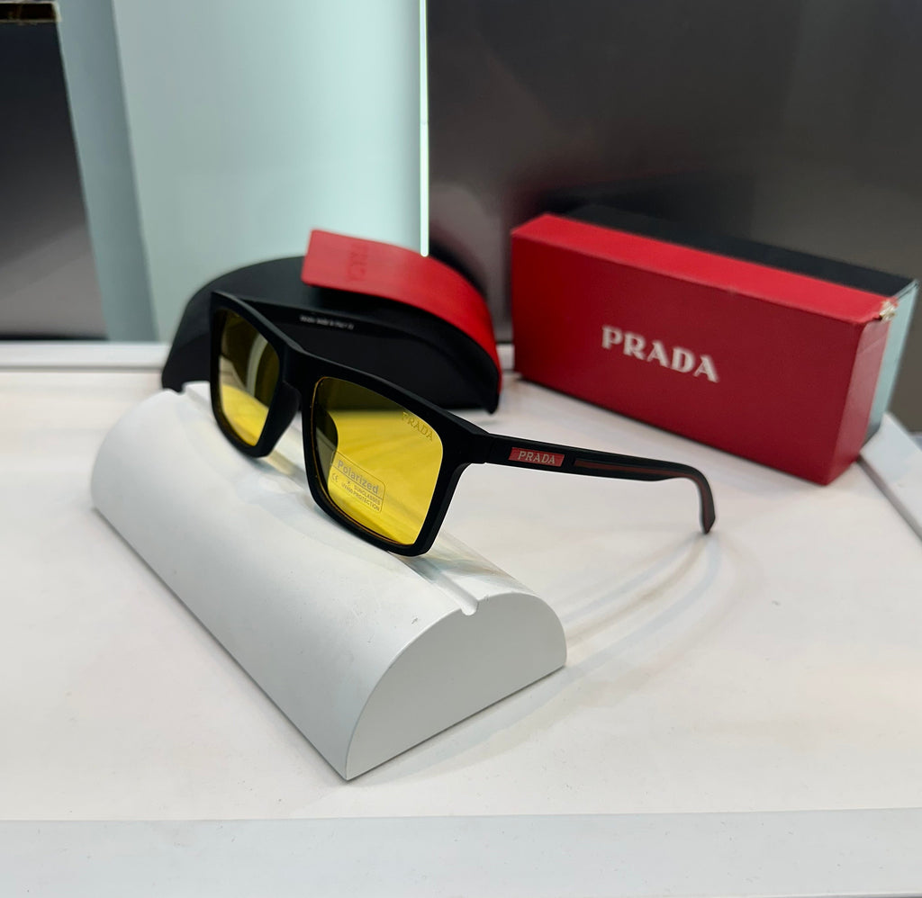 Prad a 2028 Black Yellow Ultimate Luxury Shade With Original Packaging