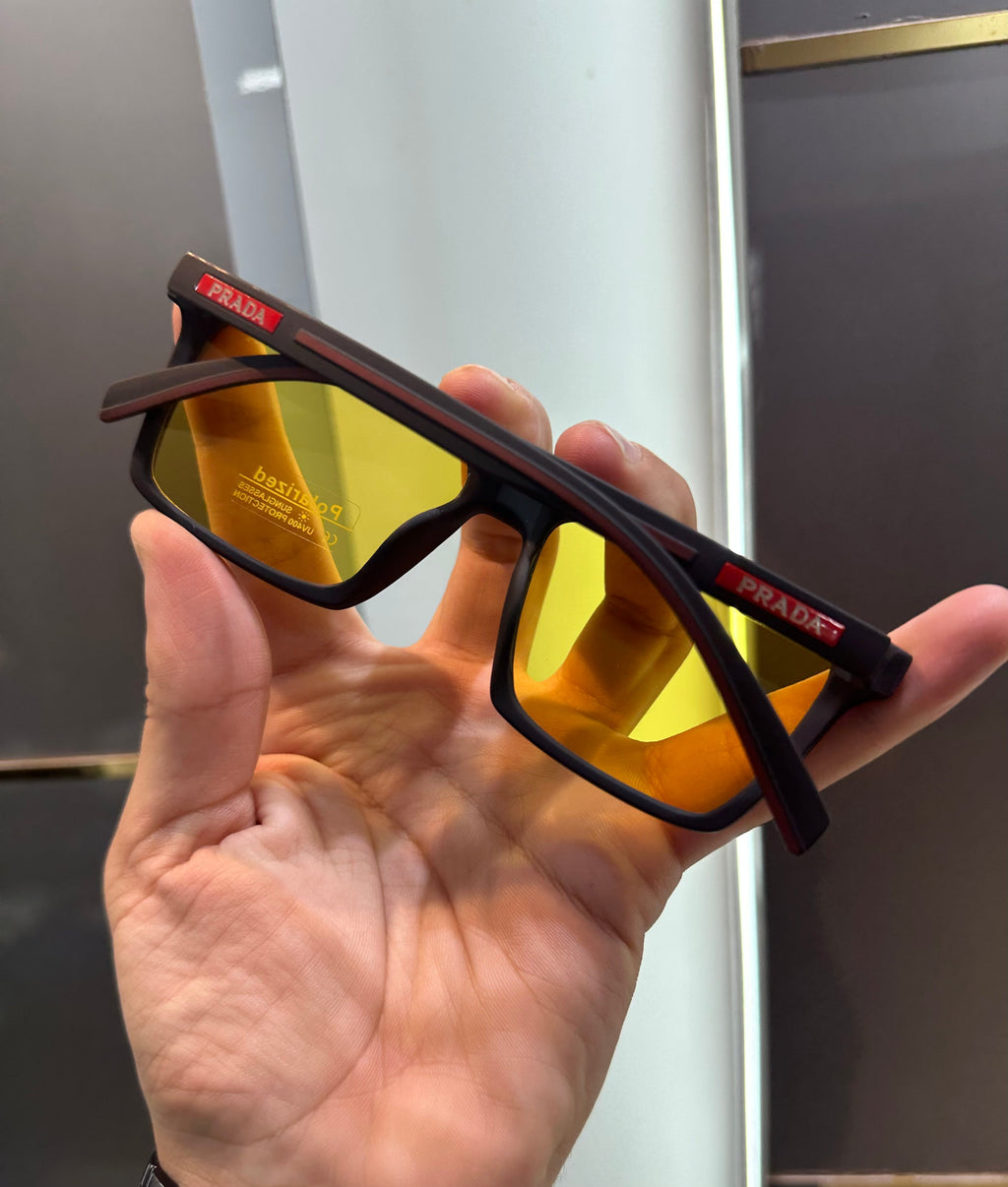 Prad a 2028 Black Yellow Ultimate Luxury Shade With Original Packaging