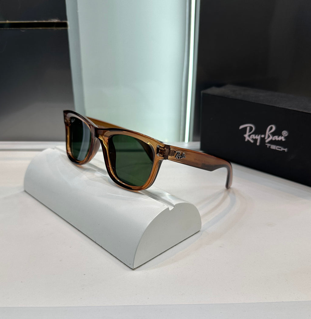 Rayb an 502 Brown Teal Ultimate Luxury Shade With Packaging