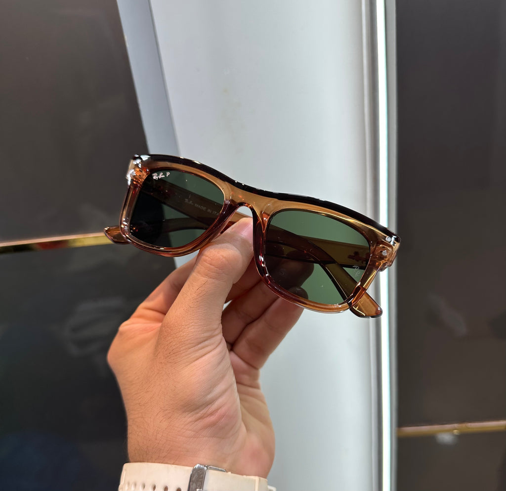 Rayb an 502 Brown Teal Ultimate Luxury Shade With Packaging