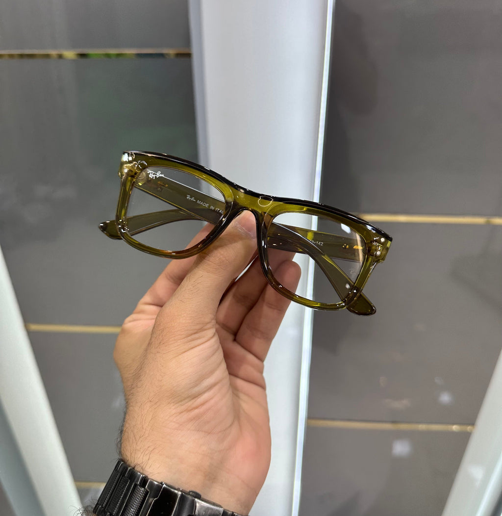 Rayba n 502 Olive Glossy Ultimate Luxury Sunglass With Original Packaging