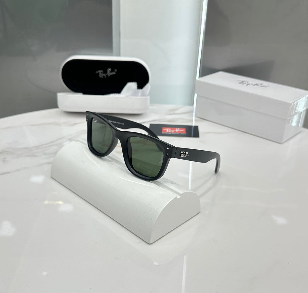 Rayba n 502 Green Matt Black Ultimate Luxury Sunglass With Original Packaging