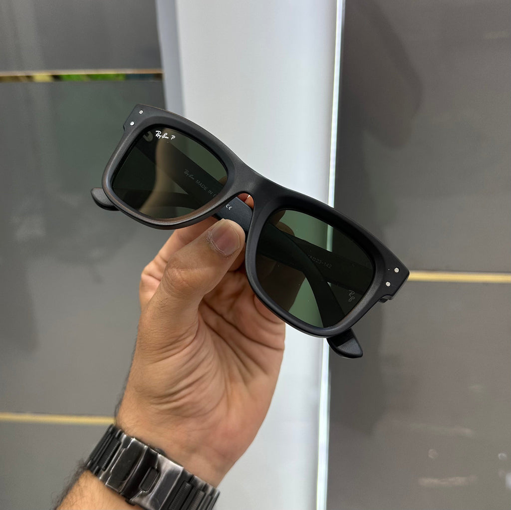 Rayba n 502 Green Matt Black Ultimate Luxury Sunglass With Original Packaging
