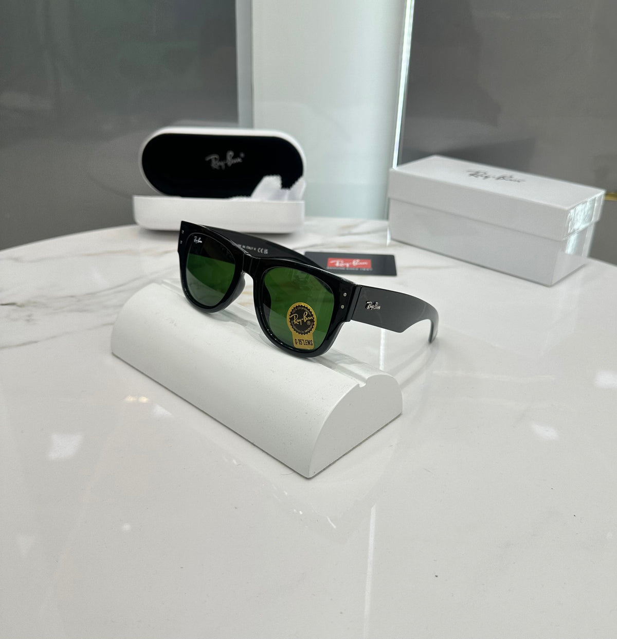 Rayba n 841 Black Green Ultimate Luxury Sunglass With Original Packaging