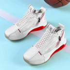 CUBICS 34 Zorden High Top Basketball Sneakers - White