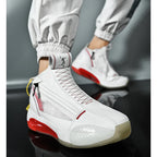 CUBICS 34 Zorden High Top Basketball Sneakers - White