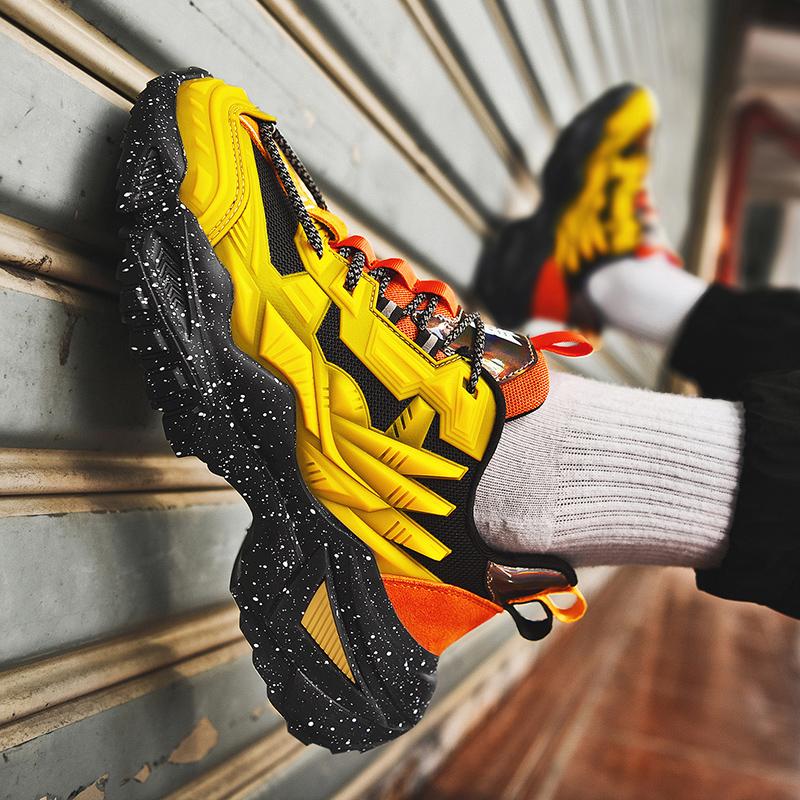 CUBICS Luxury Armag Demigood Sneakers - Yellow