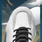 CUBICS Luxury Falcon Chunky High Top White Sneakers