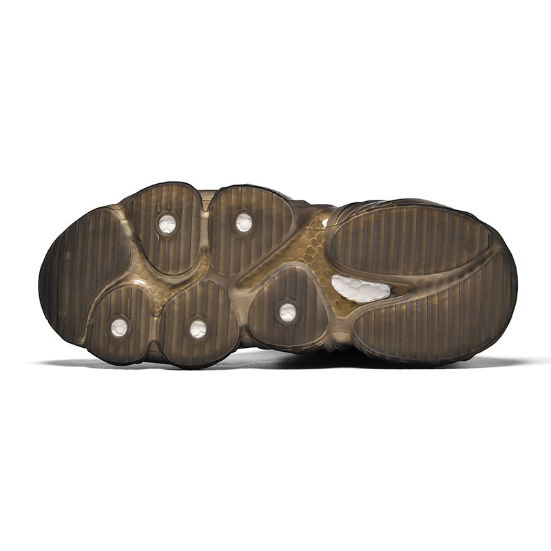 CUBICS Luxury Falcon Chunky High Top Black Sneakers