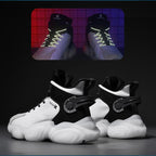 CUBICS Luxury Falcon Chunky High Top White Sneakers