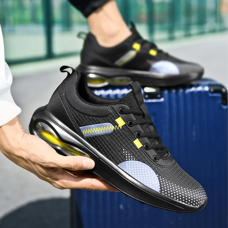 CUBICS Max Air Trainers - Black Gold