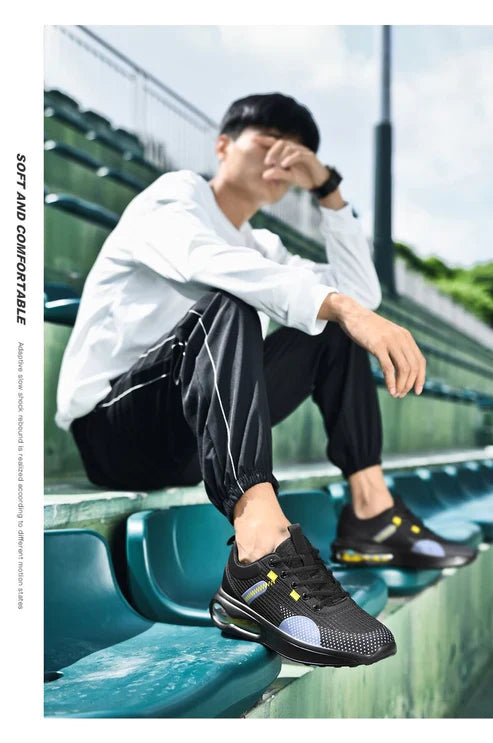 CUBICS Max Air Trainers - Black Gold