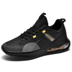 CUBICS Max Air Trainers - Black Gold