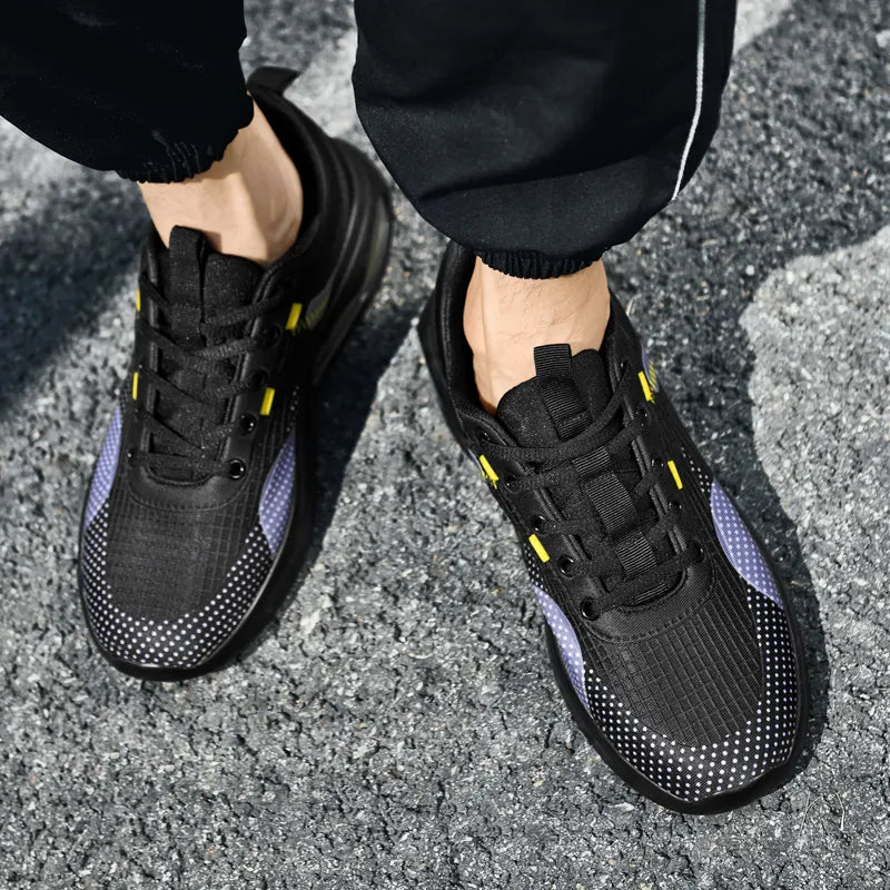 CUBICS Max Air Trainers - Black Gold