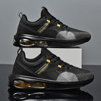 CUBICS Max Air Trainers - Black Gold