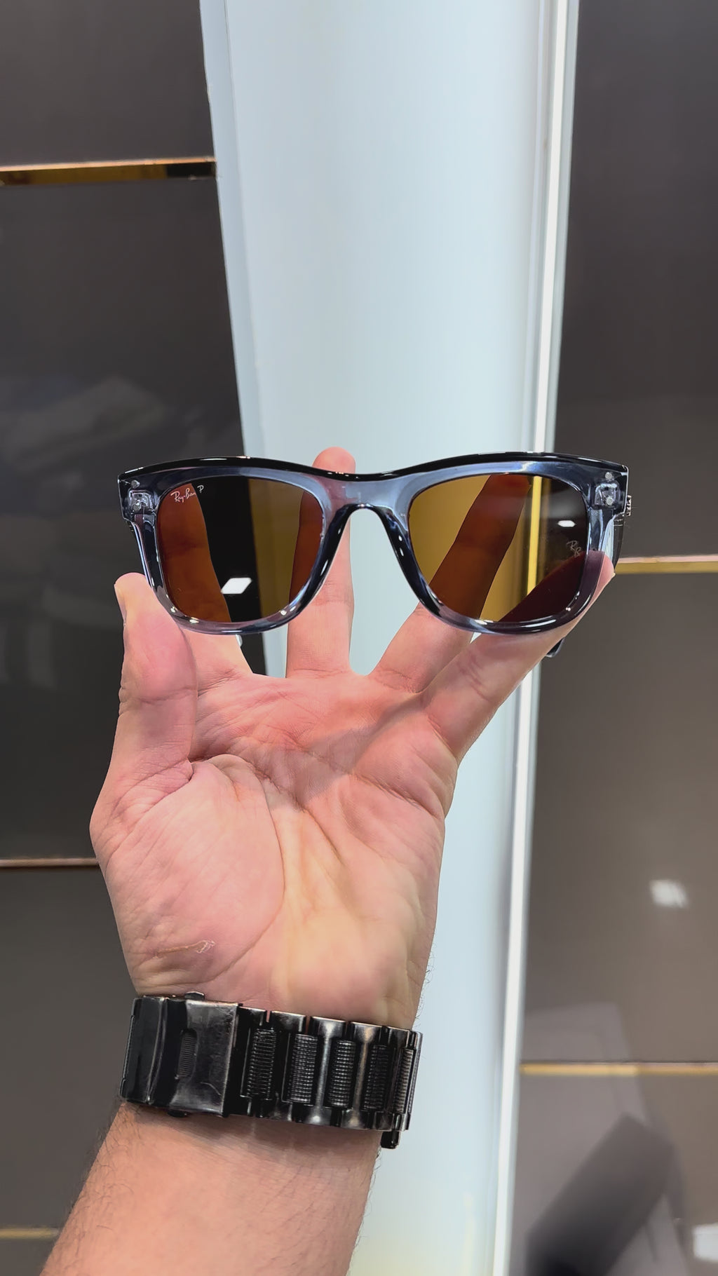 Rayba n 502 Blue Brown Ultimate Luxury Shade With Original Packaging