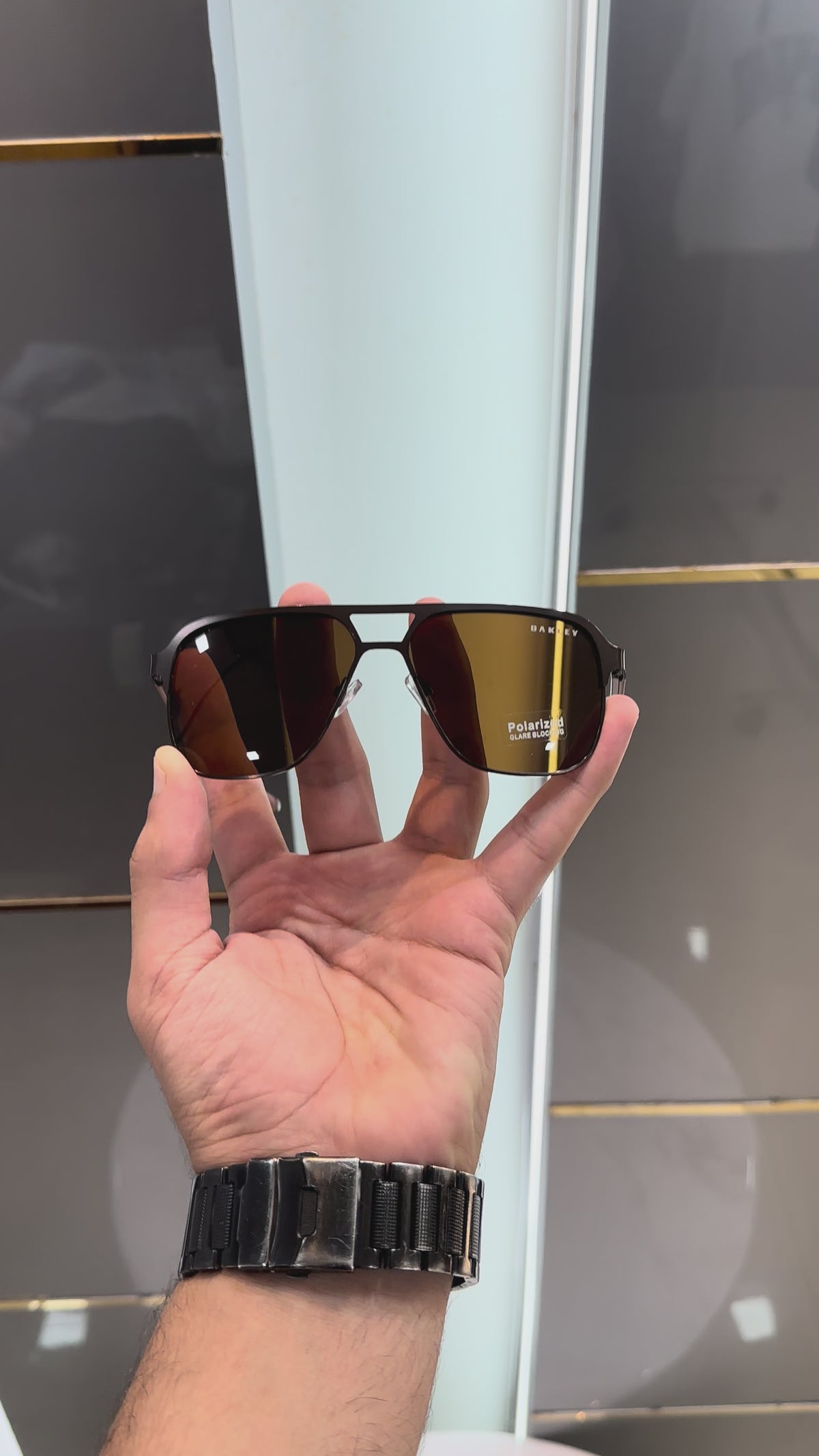 Oakl ey 2790 All Brown Ultimate Luxury Shade With Original Packaging