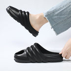 CUBICS Snail Cutout Foam Slides - Black