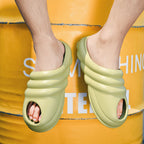 CUBICS Snail Cutout Foam Slides - Resin