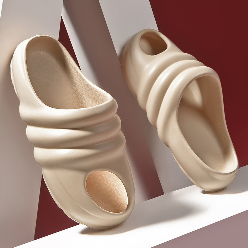 CUBICS Snail Cutout Foam Slides - Skin