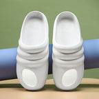 CUBICS Snail Cutout Foam Slides - White