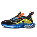 CUBICS Luxury Vortex Pivoted Dynamics Sneakers - Black Blue