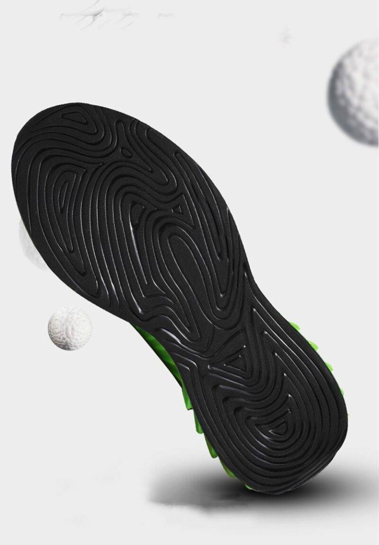 CUBICS Luxury Vortex Pivoted Dynamics Sneakers - Black Neon