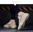 CUBICS Yezy 500 Trainers - Brown