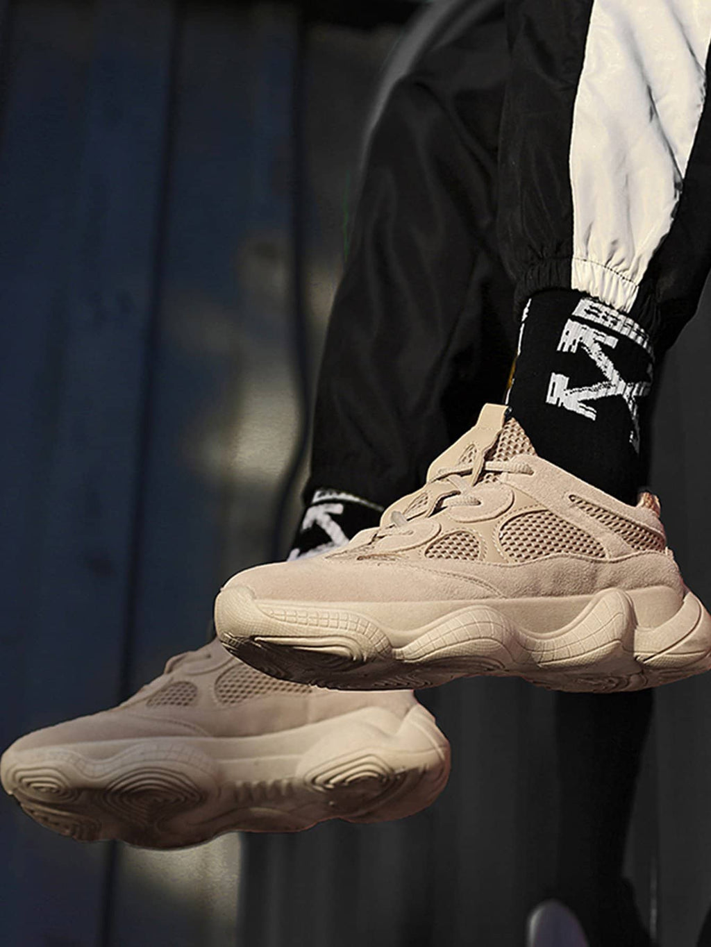 CUBICS Yezy 500 Trainers - Brown